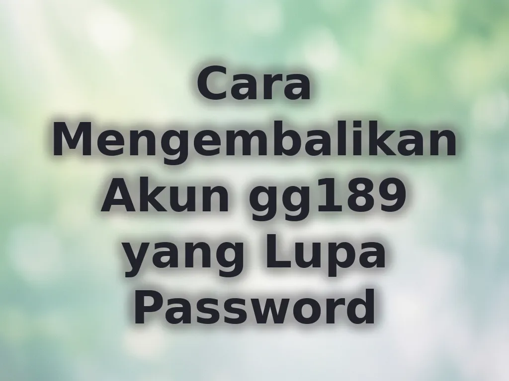 Pemulihan Akun